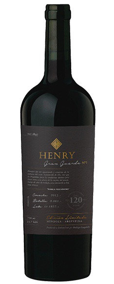 VINO HENRY 120 AÑOS 750CC