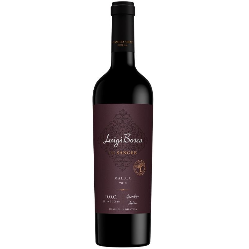 VINO LUIGI BOSCA DE SANGRE MALBEC DOC 750CC