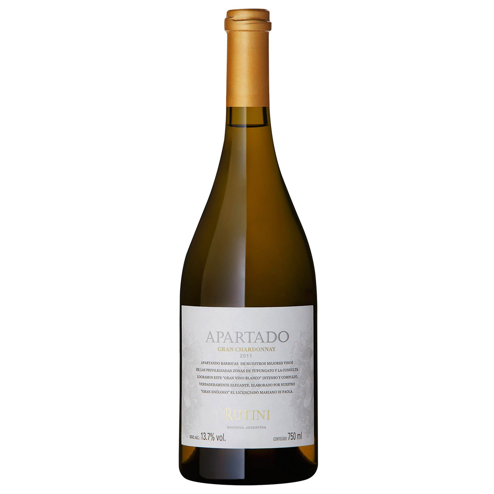VINO RUTINI APARTADO GRAN CHARDONNAY 750CC
