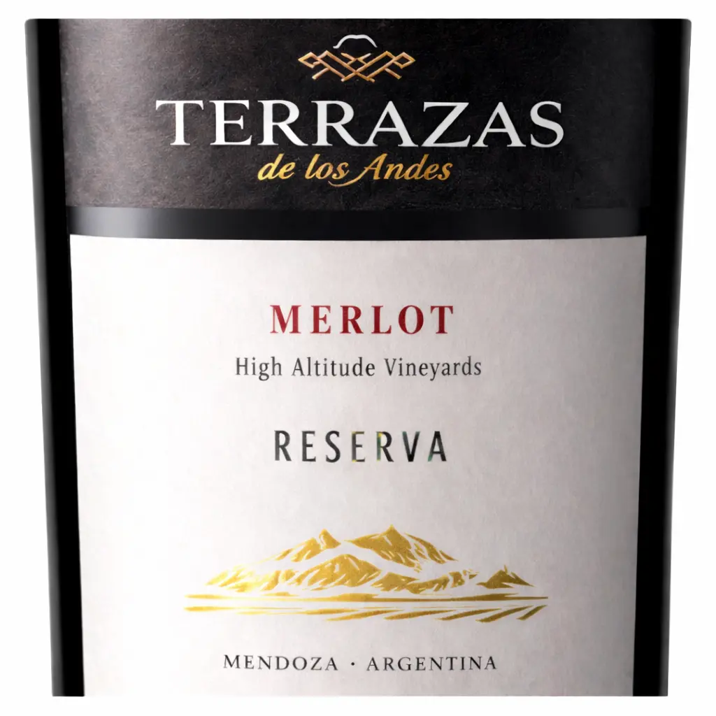 VINO TERRAZAS DE LOS ANDES RESERVA MERLOT 750CC