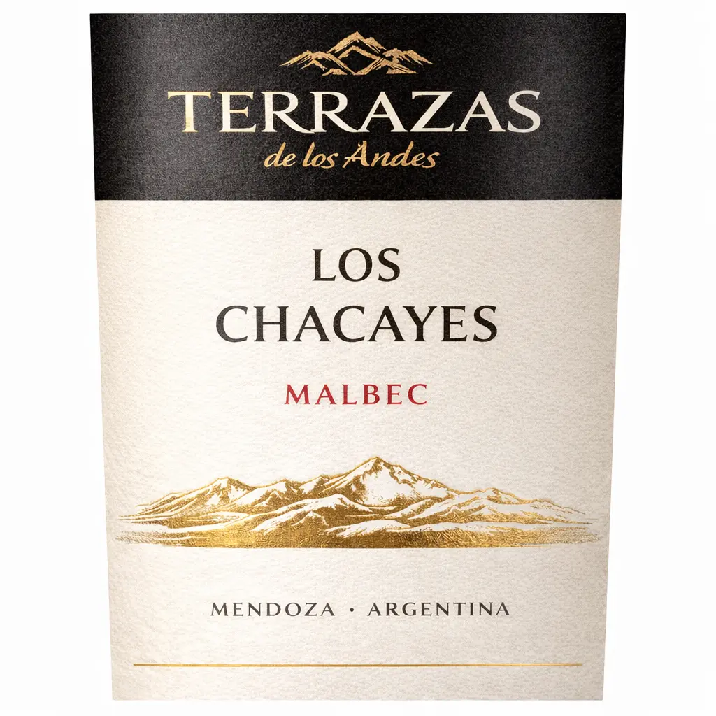 VINO TERRAZAS MALBEC LOS CHACAYES 750CC