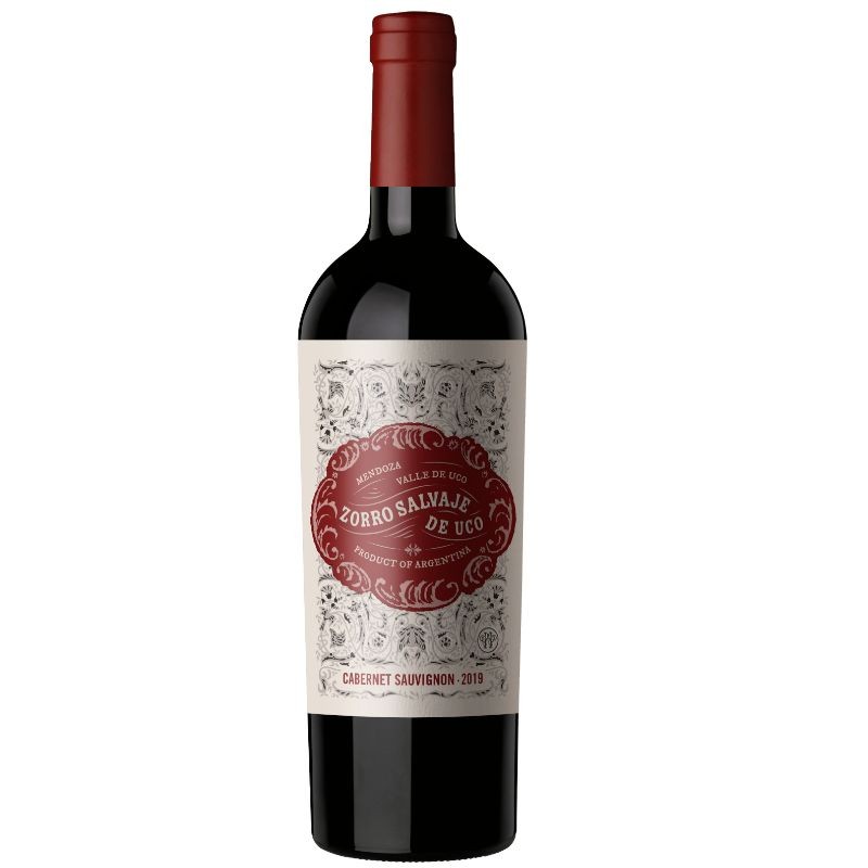VINO ZORRO SALVAJE VALLE DE UCO CABERNET SAUVIGNON 750CC