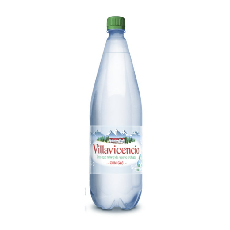 AGUA VILLAVICENCIO CON GAS 1.5L