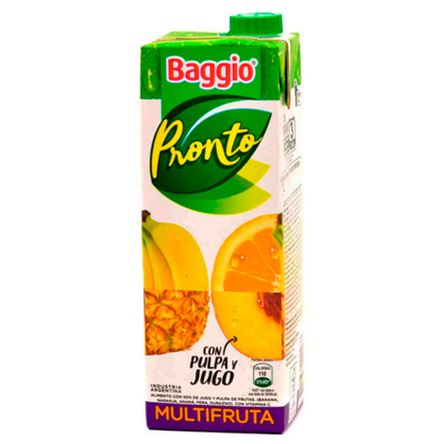 JUGO BAGGIO MULTIFRUTA PRONTO 1L