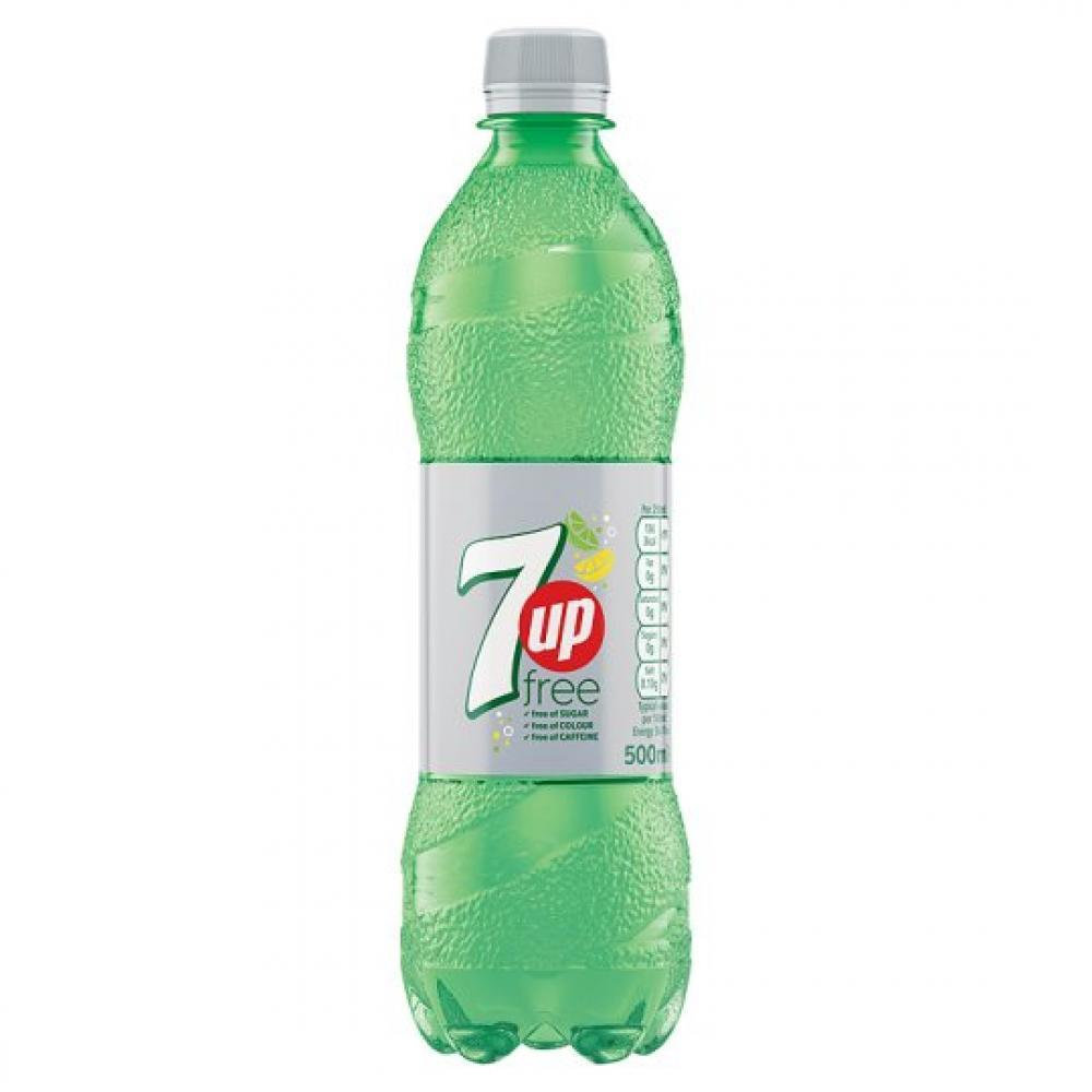 GASEOSA 7UP FREE LIMA LIMON 500CC