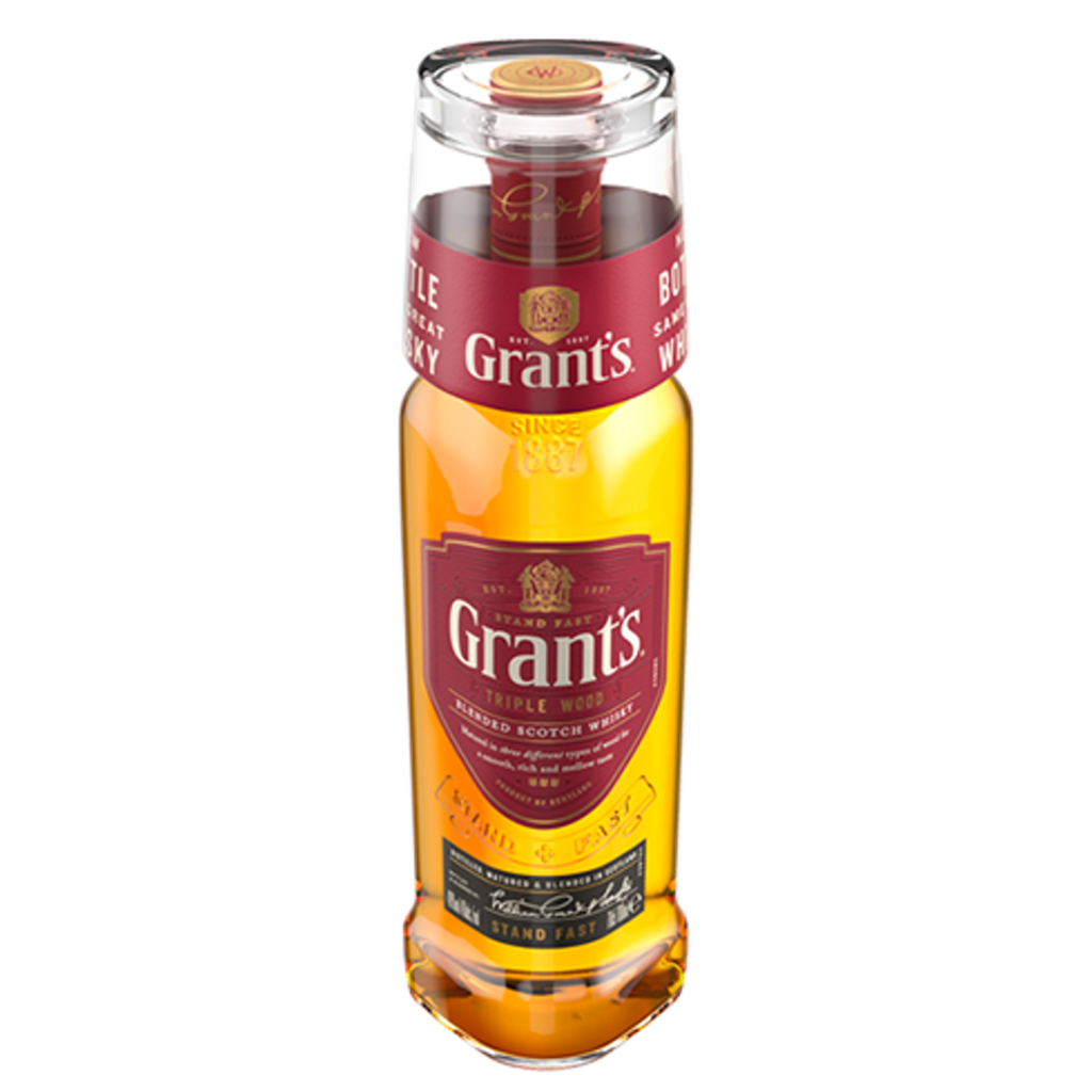 WHISKY GRANT'S FINEST SCOTCH BOTELLA 750 CC + VASO