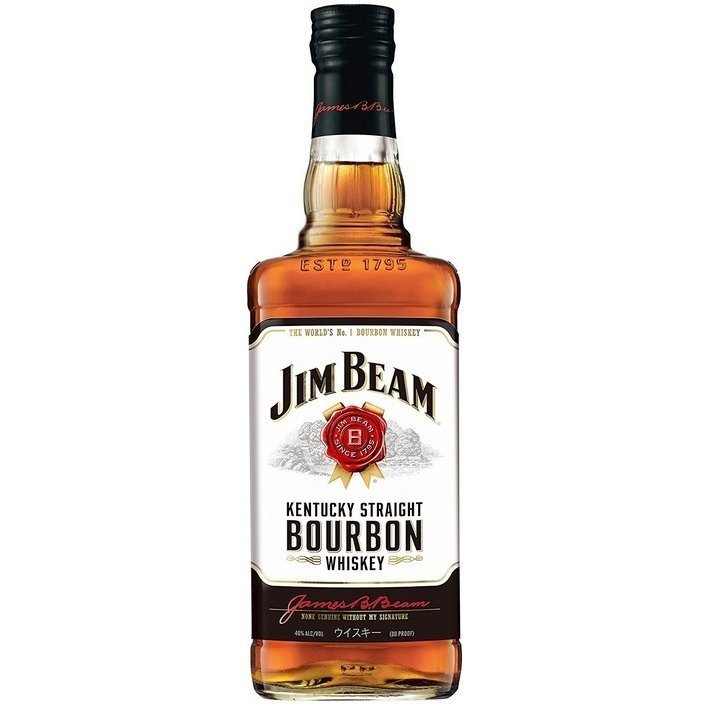 WHISKY JIM BEAM WHITE BOURBON 750CC