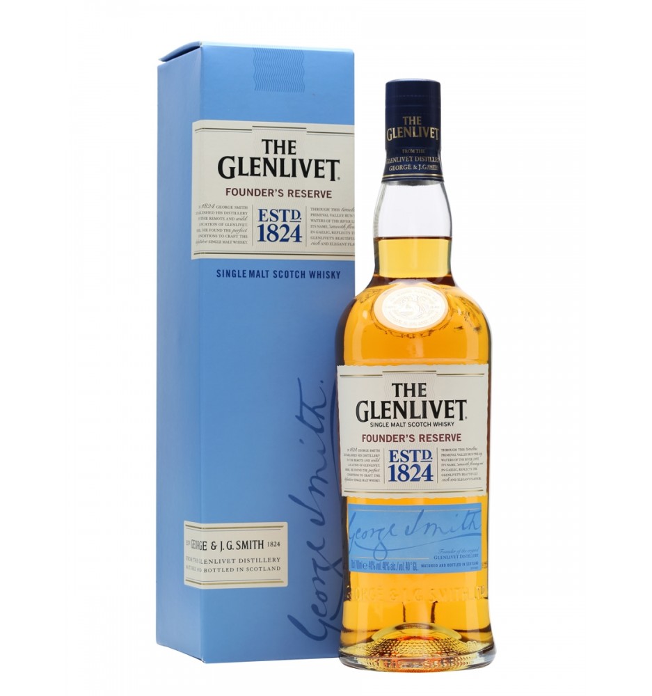 WHISKY THE GLENLIVET FOUNDERS RESERVE 700CC