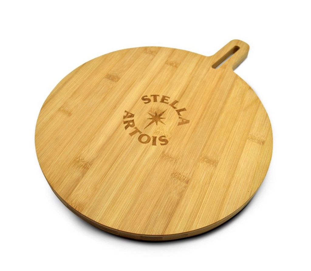 STELLA ARTOIS TABLA PIZZA MADERA
