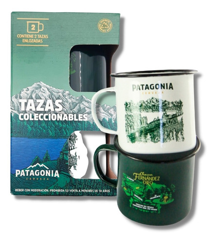 GIFTPACK PATAGONIA TAZAS FERNANDEZ Y 24.7 330CC SET X 2UD