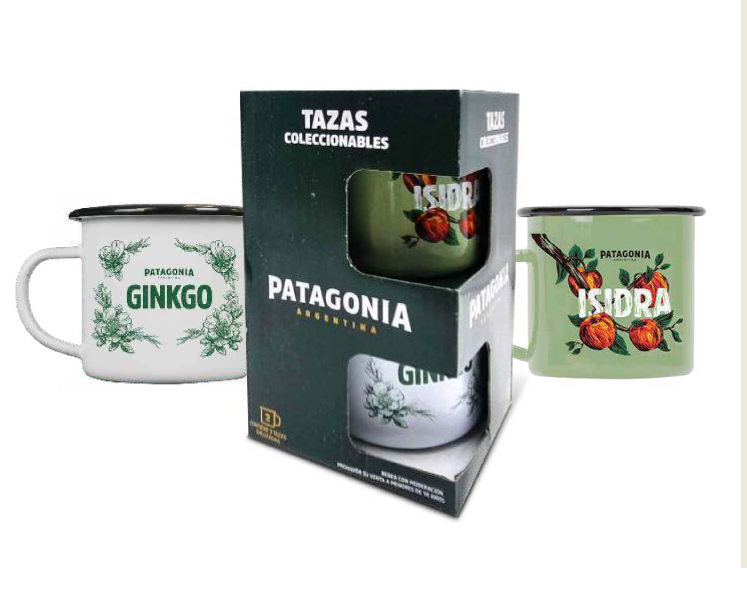 GIFTPACK PATAGONIA TAZAS ISIDRA Y GINKGO 330CC SET X 2UD