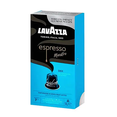 LAVAZZA EXPRESSO DECAFFEINATO CAPSULAS X10