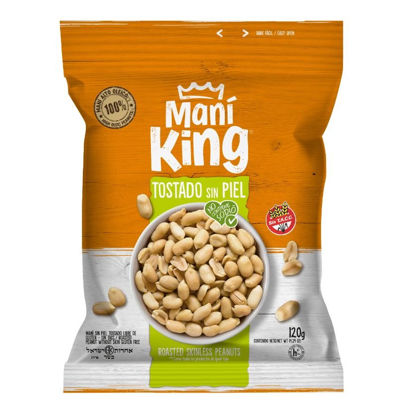 MANI KING TOSTADO SIN SAL 120GR
