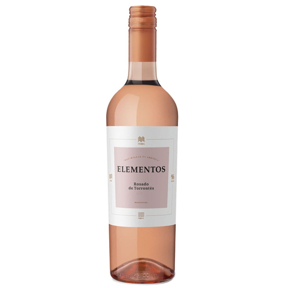 VINO ELEMENTOS ROSADO DE TORRONTES 750CC