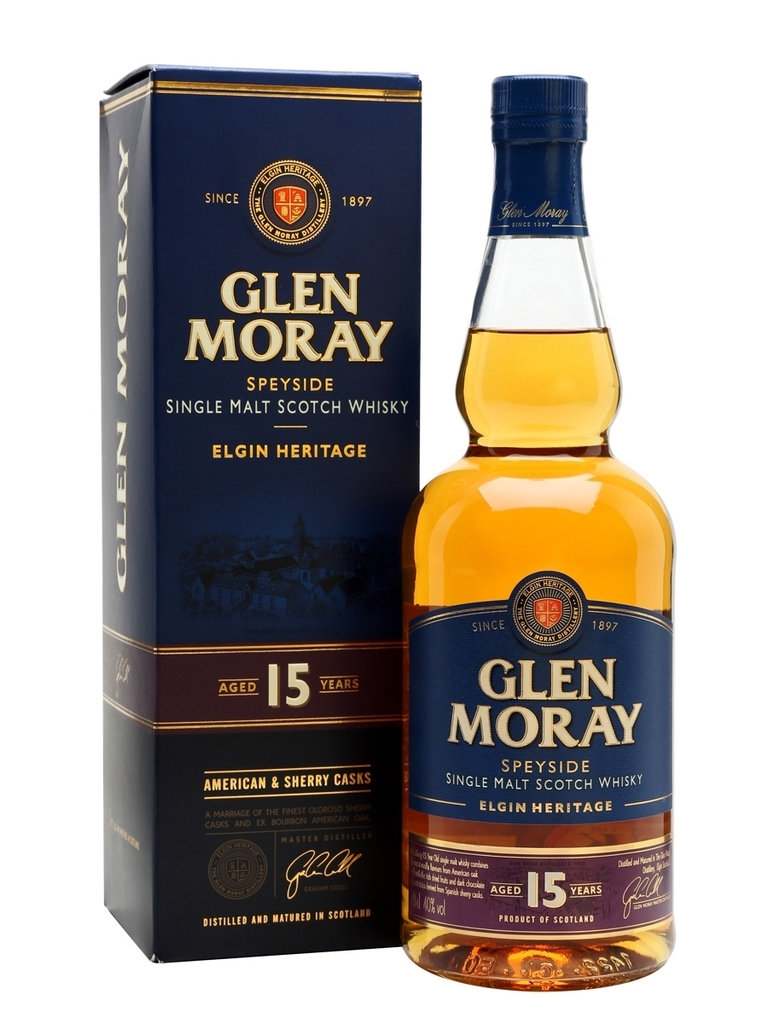 WHISKY GLEN MORAY ELGIN HERITAGE 15 AÑOS 700CC