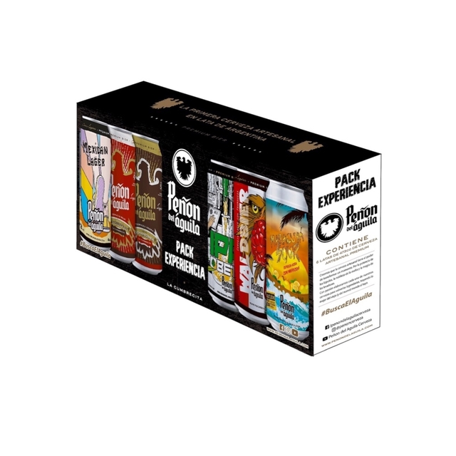 CERVEZA PEÑON DEL AGUILA PACK EXPERIENCIAS 6X 473CC