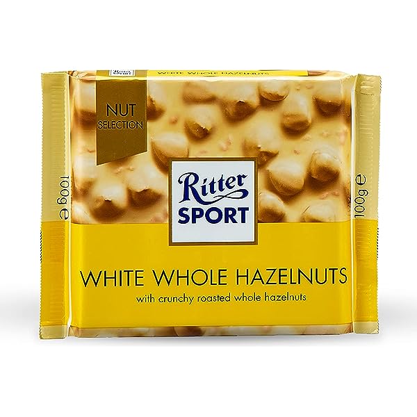 RITTER SPORT CHOCOLATE BLANCO CON AVELLANAS 100GR