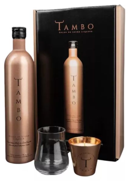 GIFTPACK LICOR DE DULCE DE LECHE TAMBO + VELA + VASO