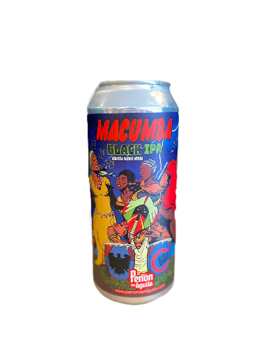 CERVEZA PEÑON DEL AGUILA MACUMBA BLACK IPA 473CC