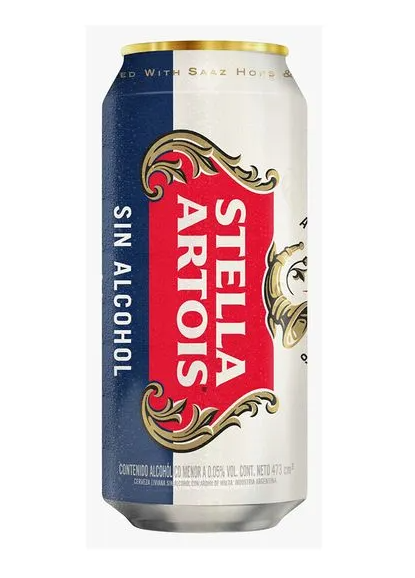 CERVEZA STELLA ARTOIS SIN ALCOHOL 473CC