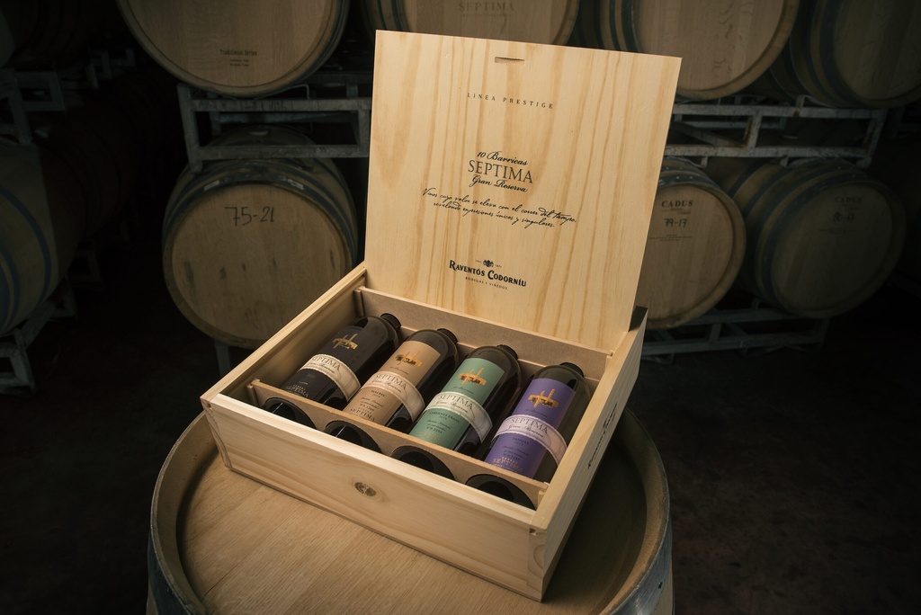 VINO SEPTIMA PRESTIGE 10 BARRICAS ESTUCHE X4