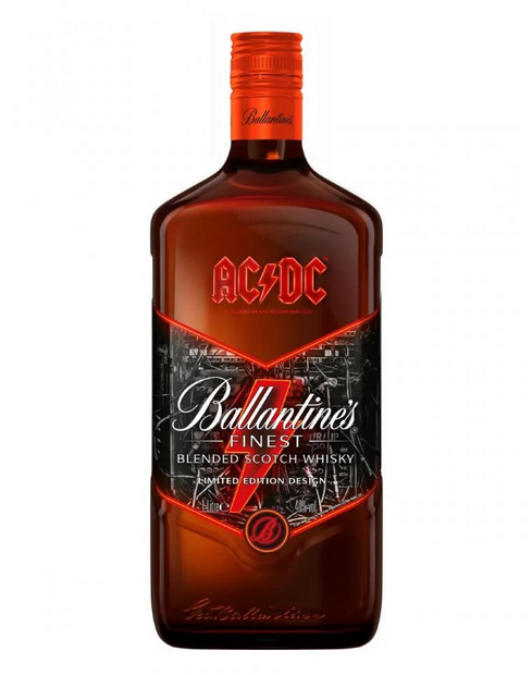 WHISKY BALLANTINES AC-DC EDICION LIMITADA 700CC