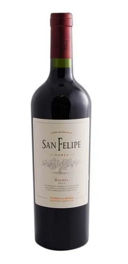 VINO SAN FELIPE ROBLE MALBEC 750CC