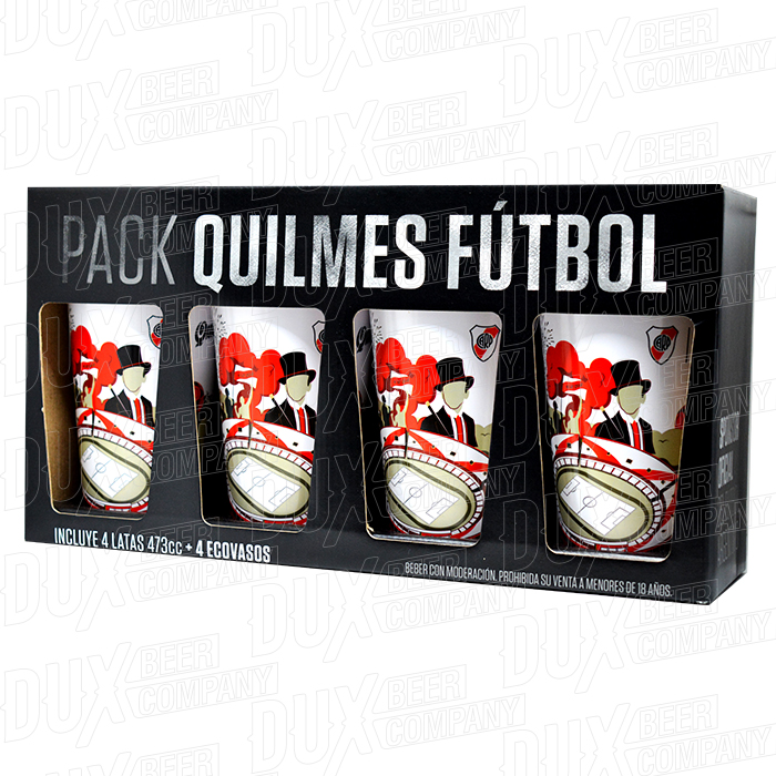 GIFTPACK FUTBOL NEWELL'S 4 VASOS + LATAS