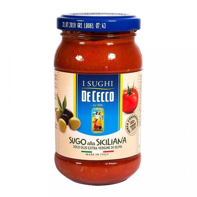 DE CECCO SALSA  OLIVE 200GR