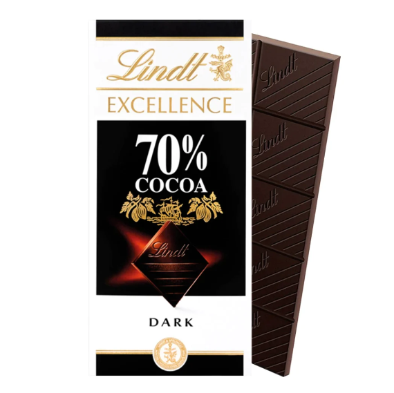 LINDT EXCELLENCE TABLETA 70% CACAO 100GR