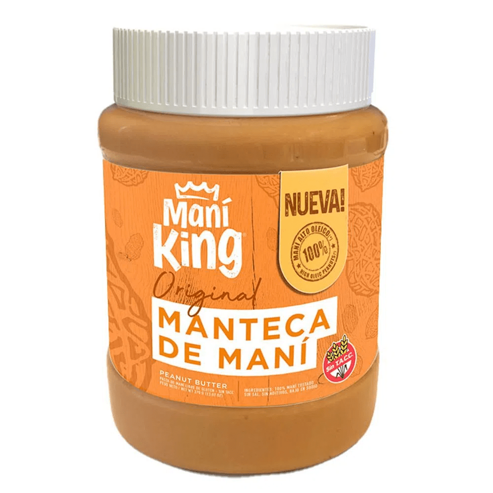MANTECA DE MANI ORIGINAL KING 350GR