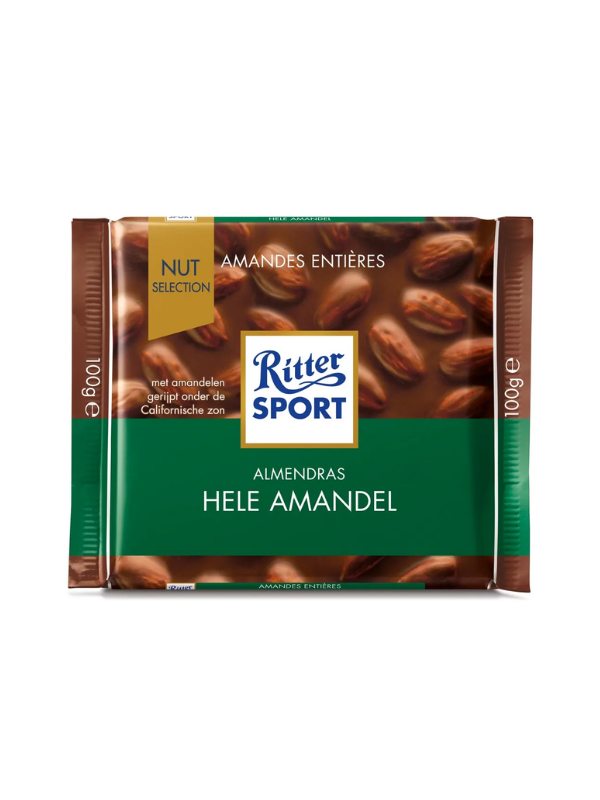 RITTER SPORT CHOCOLATE CON ALMENDRAS 100GR