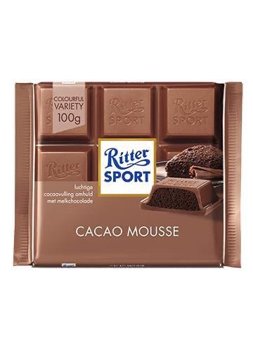 RITTER SPORT CHOCOLATE RELLENO CON MOUSSE 100GR