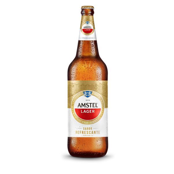CERVEZA AMSTEL LAGER 1L RETORNABLE