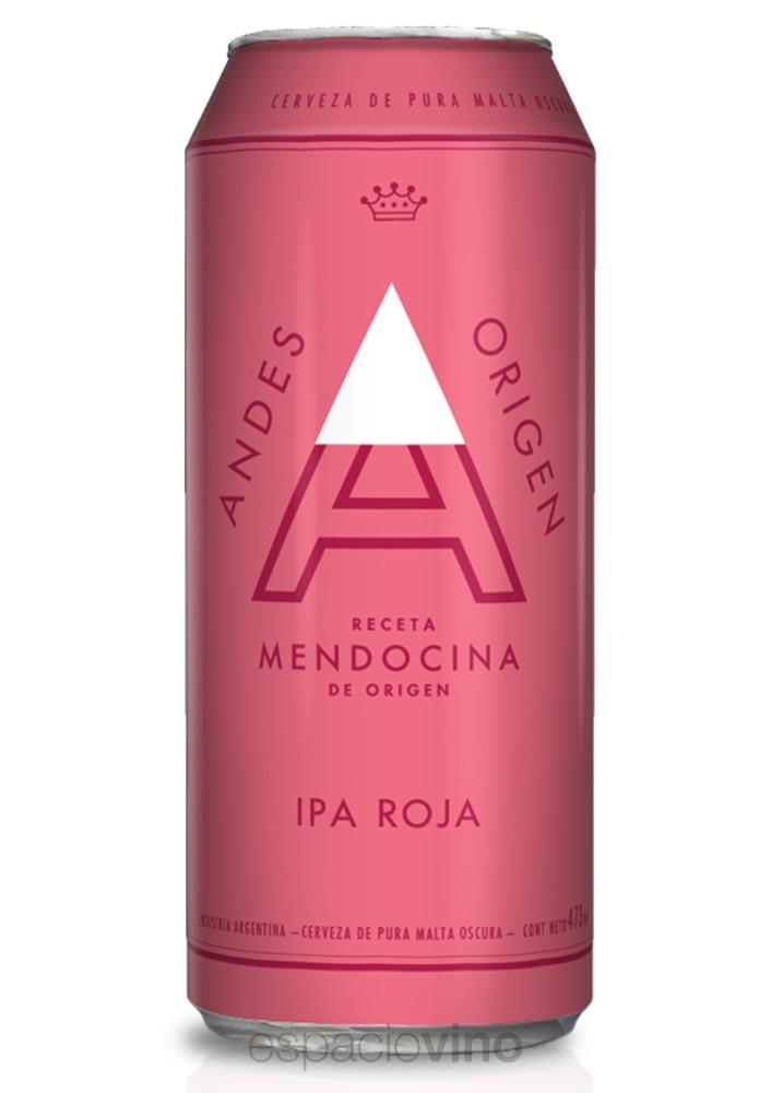 CERVEZA ANDES ORIGEN ROJA IPA 473CC