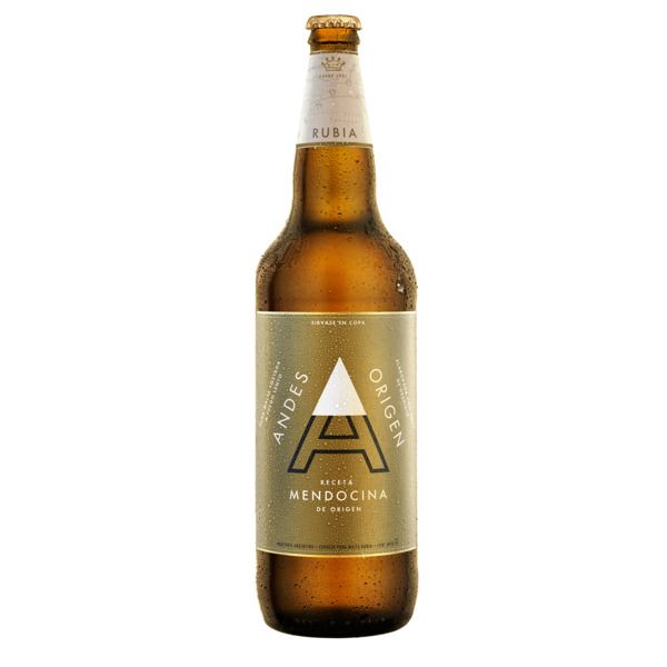 CERVEZA ANDES ORIGEN RUBIA 1L RETORNABLE