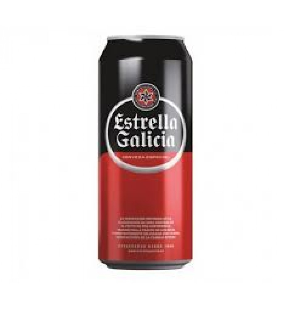 CERVEZA ESTRELLA GALICIA 473CC