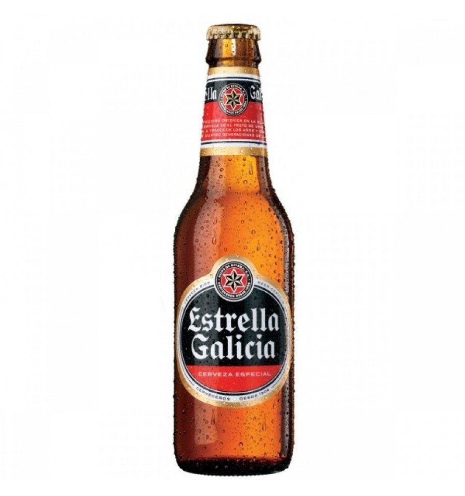 CERVEZA ESTRELLA GALICIA PORRON 330CC