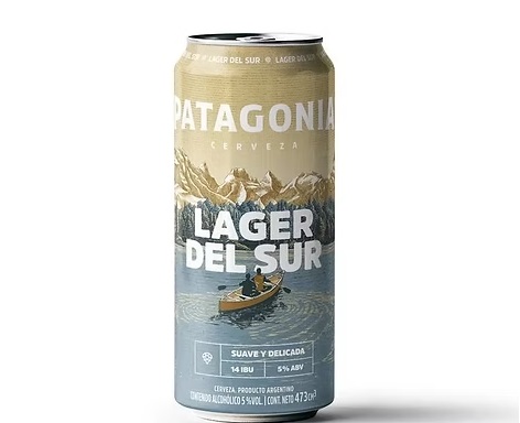 CERVEZA PATAGONIA LAGER DEL SUR 473CC