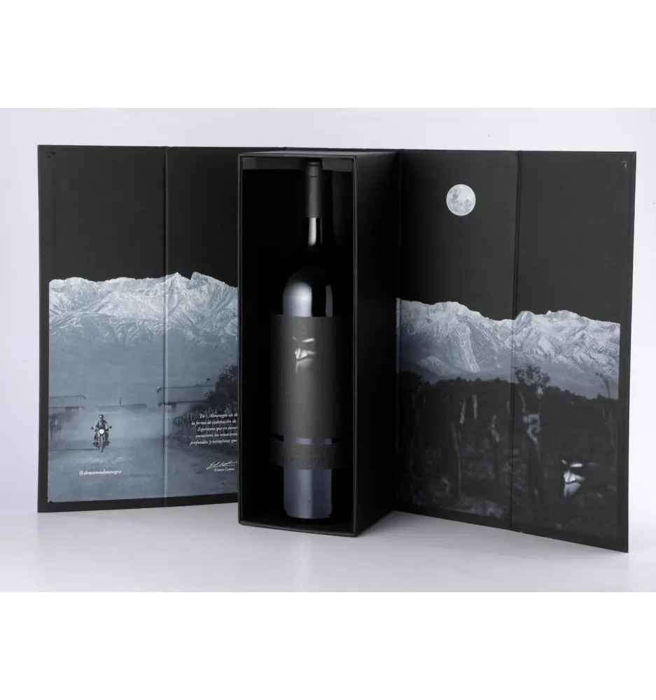 ESTUCHE VINO ALMA NEGRA TINTO 1,5L