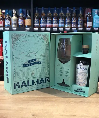GIFTPACK GIN KALMAR YERBA MATE 500CC + COPA