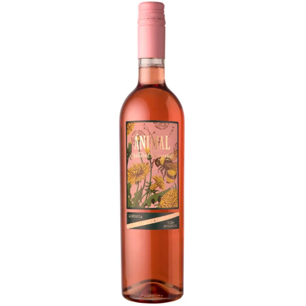 VINO ANIMAL ORGANICO ROSADO 750CC