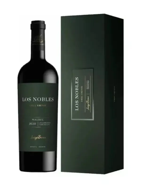 VINO LOS NOBLES MALBEC SINGLE VINEYARD MALBEC 750CC + ESTUCHE