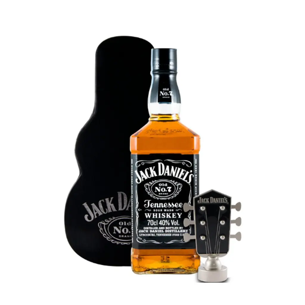 WHISKY JACK DANIELS N°7 + ESTUCHE GUITARRA 750CC