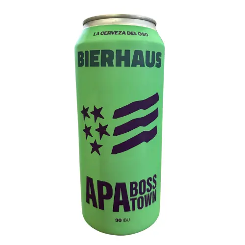 CERVEZA BIERHAUS APA BOSS TOWN 473CC