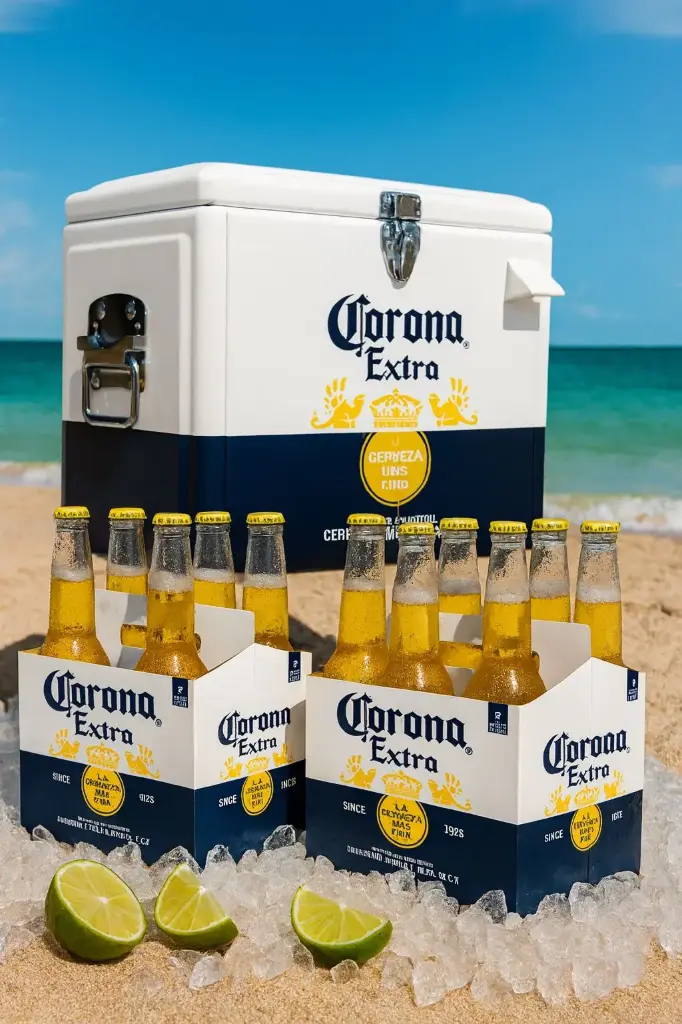 CONSERVADORA CORONA CHICA + 12 PORRONES CORONA 330CC DE REGALO!