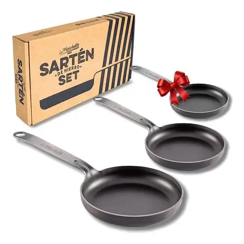 SET DE SARTENES 22X25CM Y PROVOLETERA DE REGALO LA PLANCHETTA