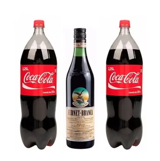 COMBO BRANCA 1L + 2 COCA COLA 2,25L