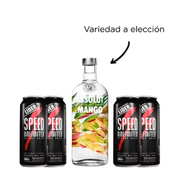 COMBO ABSOLUT SABORES 750CC + 4 SPEED 473CC