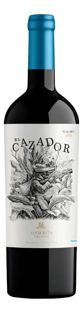 VINO CAZADOR MALBEC 750CC